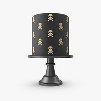 Helloween Cake with Skulls and Crossdones