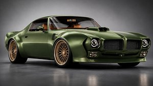 3D Pontiac Firebird Trans Am 1970 Tuning Edition 3D Model model