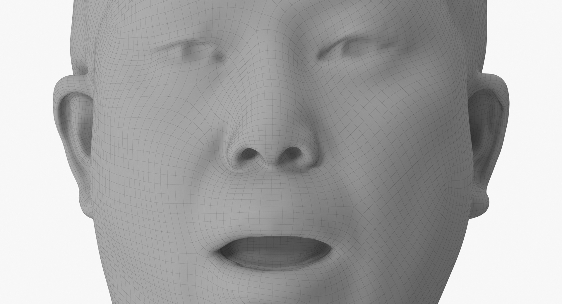 Mei Human Head Jaw Drop AU26 Clean Scan 3D model TurboSquid 1747005