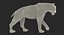 Saber Tooth Tiger Rigged with Fur 3D Model