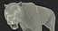 Saber Tooth Tiger Rigged with Fur 3D Model