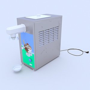 3D machine whipped cream model