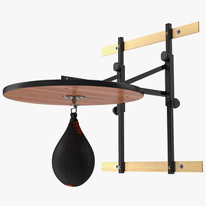 Leather Boxing Speed Ball with Platform