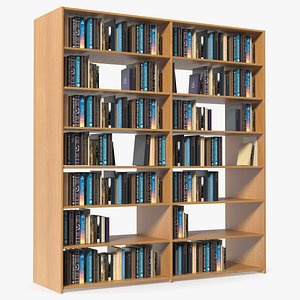 Bookcase with Books