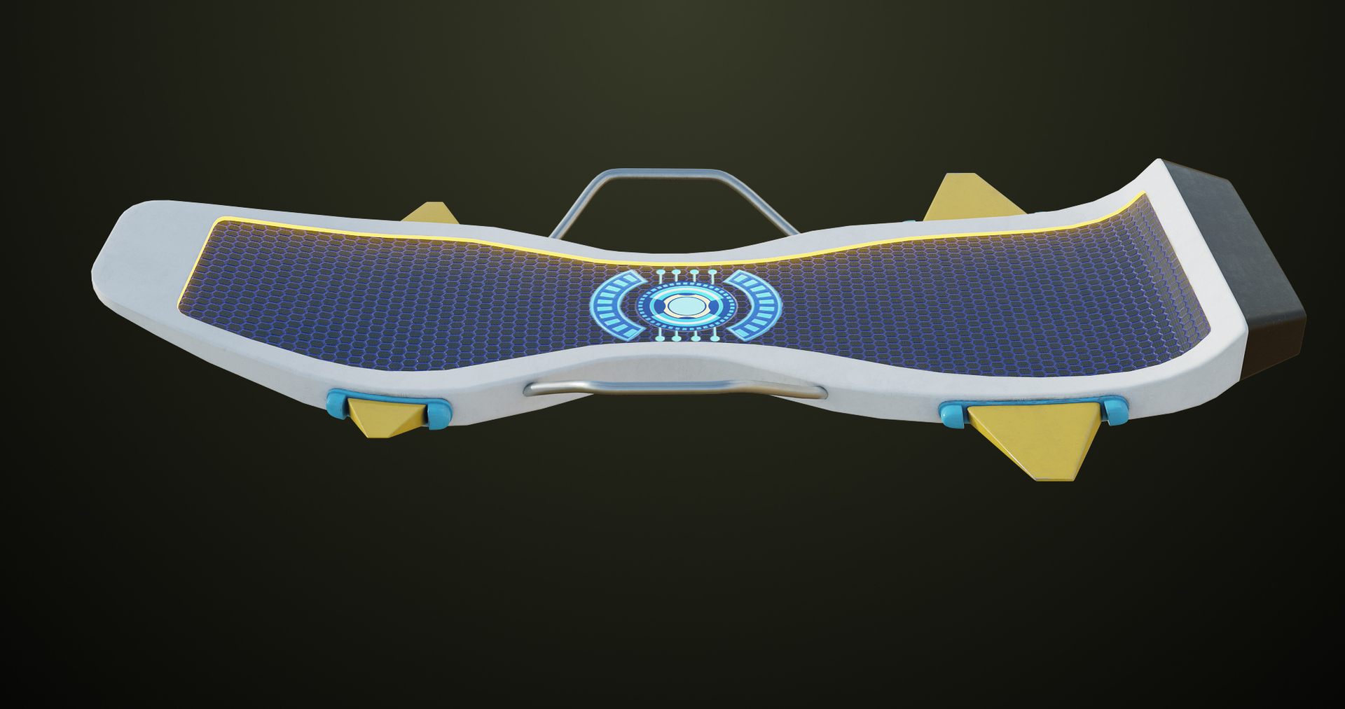 3D model 5 Sci Fi Hoverboards All PBR Unity UE Textures Included ...