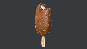3D icecream food popsicle model