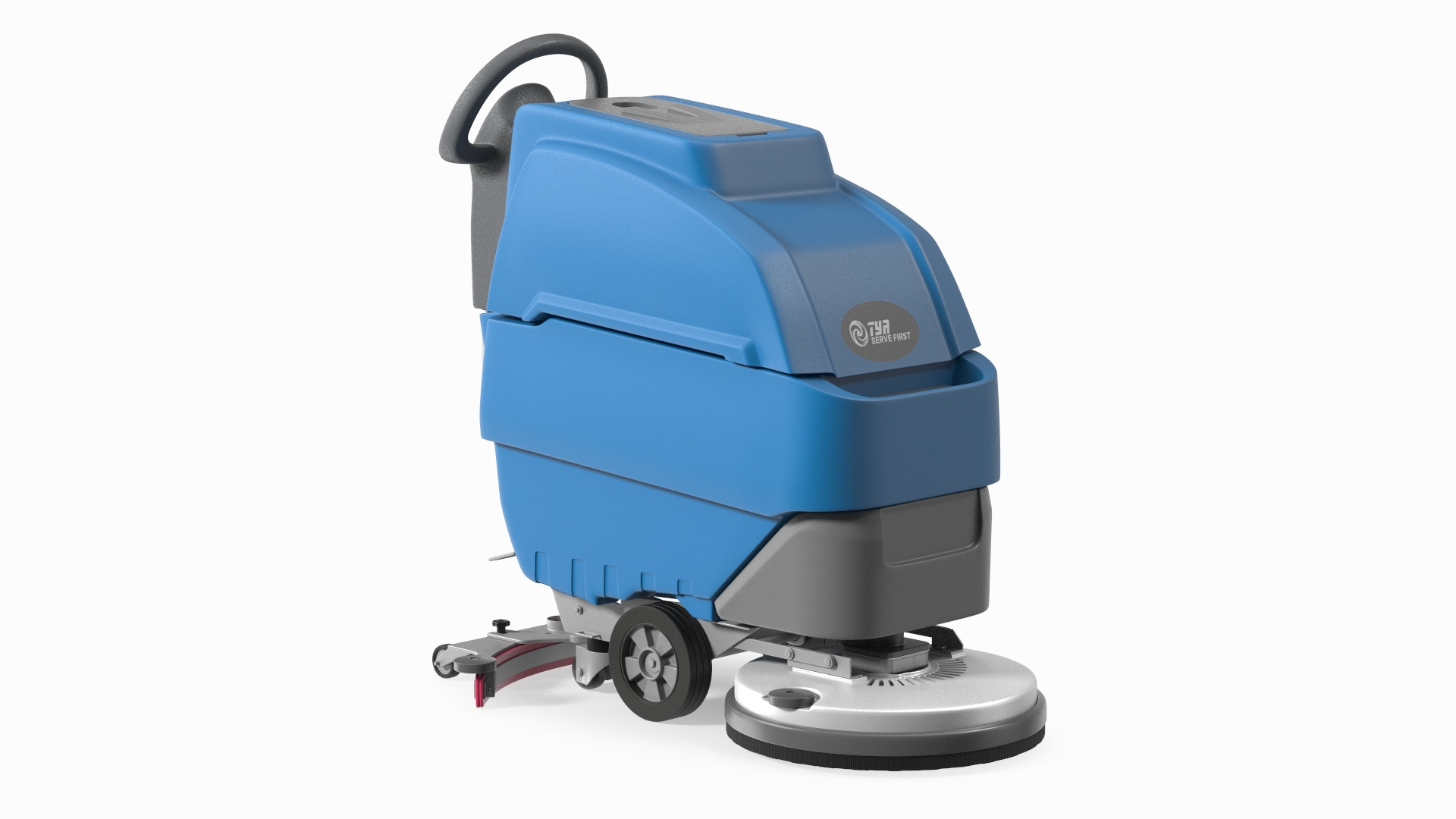 3D Automatic Floor Cleaning Machine Blue Model TurboSquid 2223896