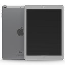iPad Air Cellular Silver 3D Model