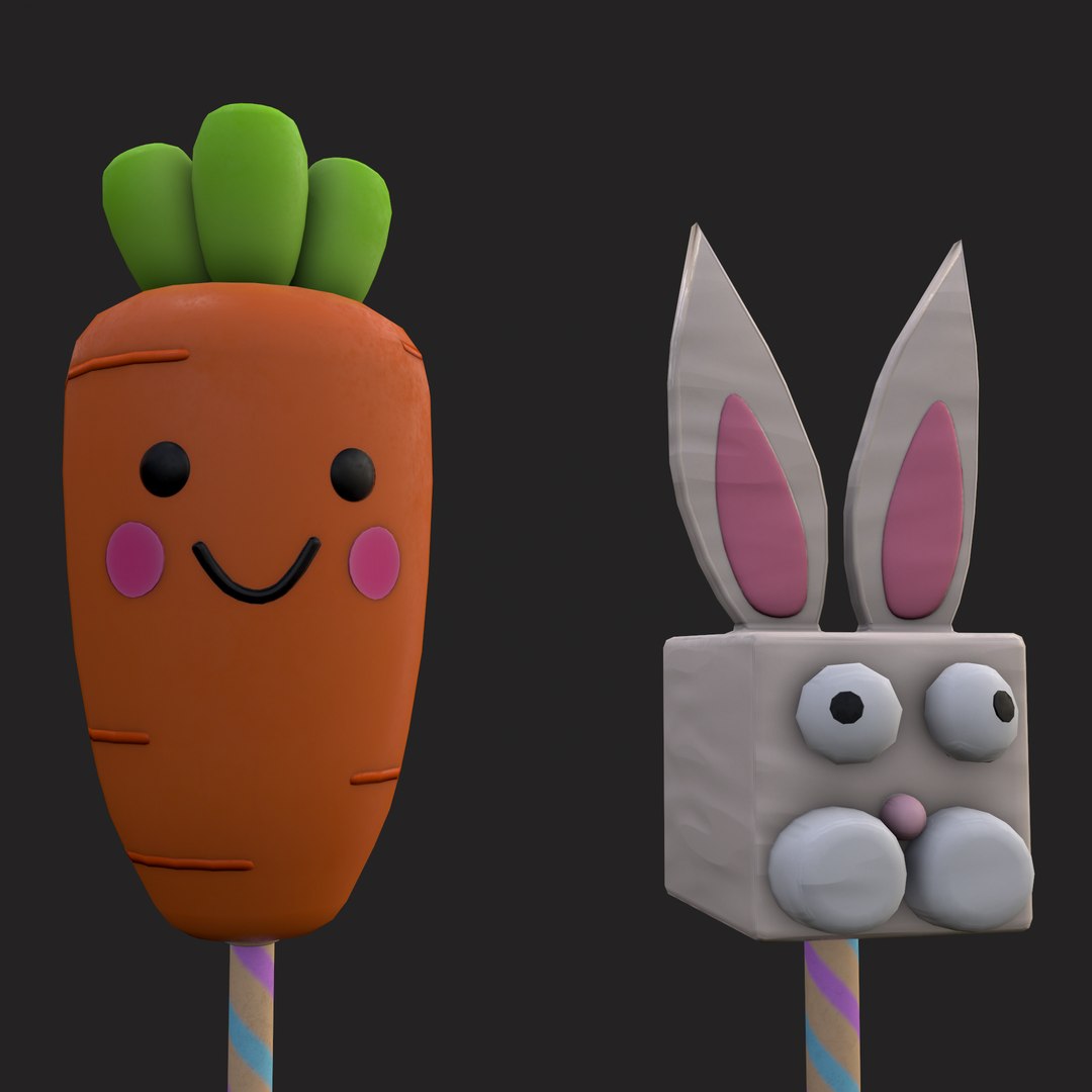 3D Rabbit And Carrot Cake pops https://p.turbosquid.com/ts-thumb/W4/a7FvVo/7d/17/png/1650150336/1920x1080/fit_q87/782e855e644a9dc405d85e0d7679ecbafcfc19ac/17.jpg