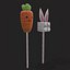 Rabbit And Carrot Cake pops