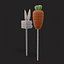 Rabbit And Carrot Cake pops