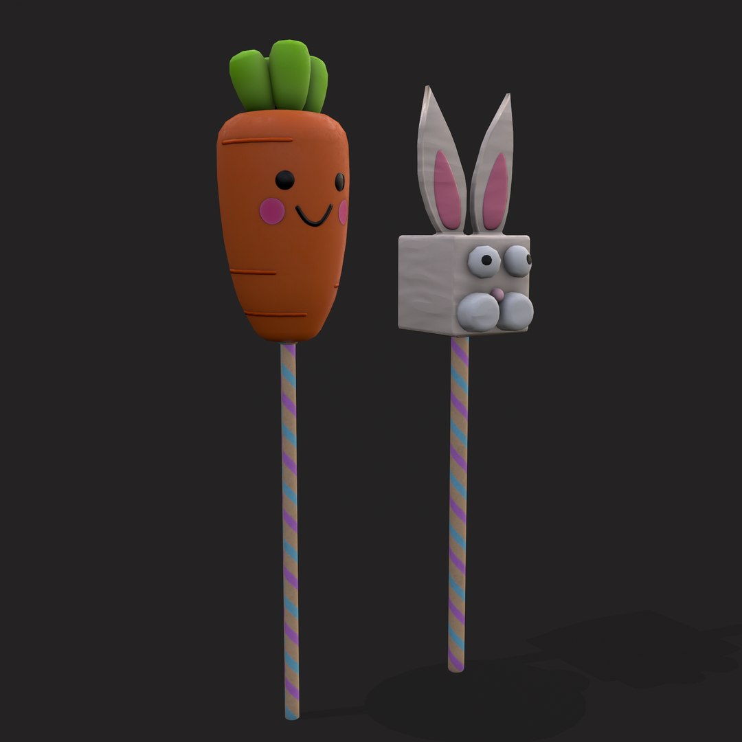 3D Rabbit And Carrot Cake pops https://p.turbosquid.com/ts-thumb/W4/a7FvVo/gr/21/png/1650150333/1920x1080/fit_q87/6338b59fd259b89cc71015e0a1c7f8ead7835501/21.jpg