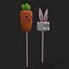 Rabbit And Carrot Cake pops
