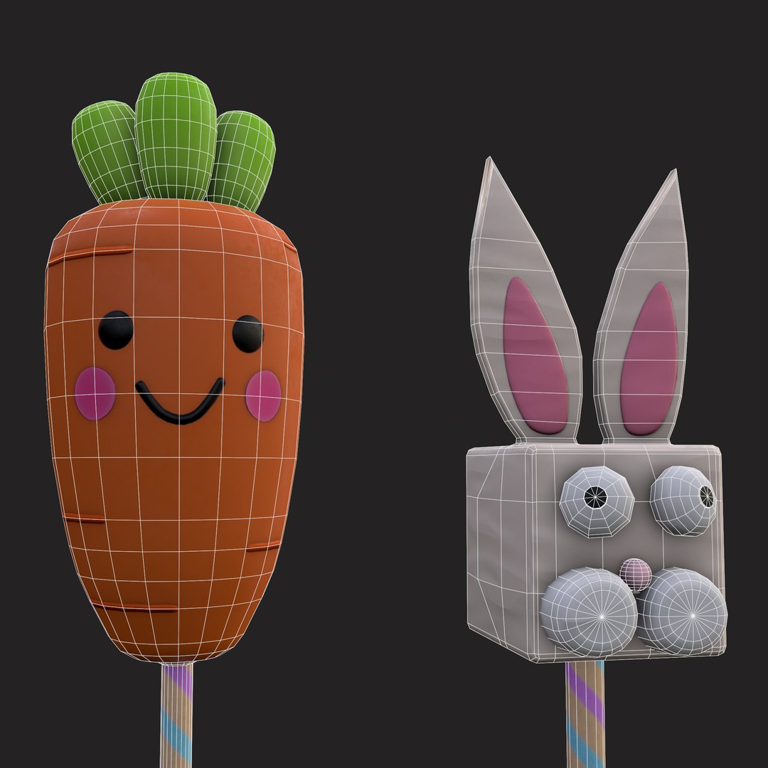 3D Rabbit And Carrot Cake pops https://p.turbosquid.com/ts-thumb/W4/a7FvVo/n4/18/png/1650150344/1920x1080/fit_q87/49148a60b139ff04d51fd6564c424e18007e3959/18.jpg