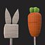 Rabbit And Carrot Cake pops