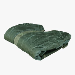 3D model Uniform military tactical green army jacket for soldiers and officers
