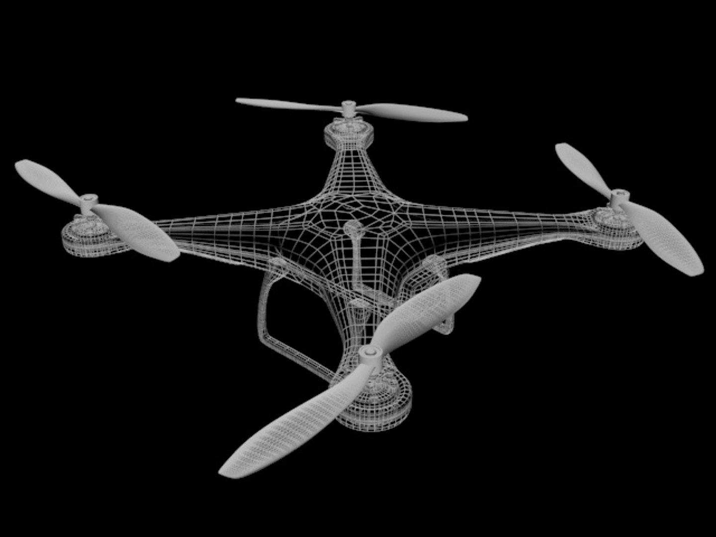 Quadcopter Phantom 2 3d Max