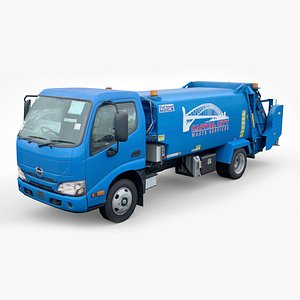 Hino 616 STD 3375 Garbage truck 3D model