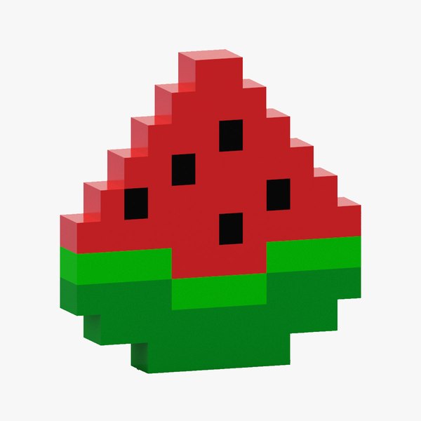 modelo 3d Voxel Watermelon - TurboSquid 1928080