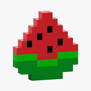 Voxel Watermelon