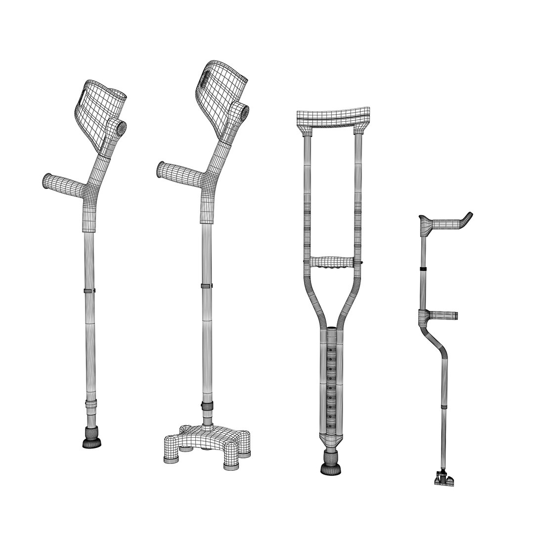 Walker model TurboSquid 2014070