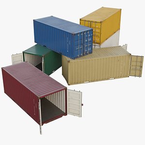 Cargo Container 6B model
