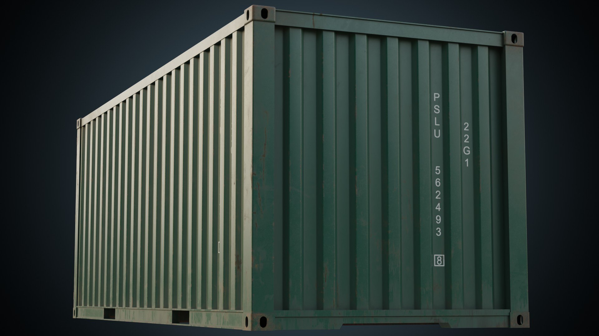 Cargo Container 6B Model - TurboSquid 2313264