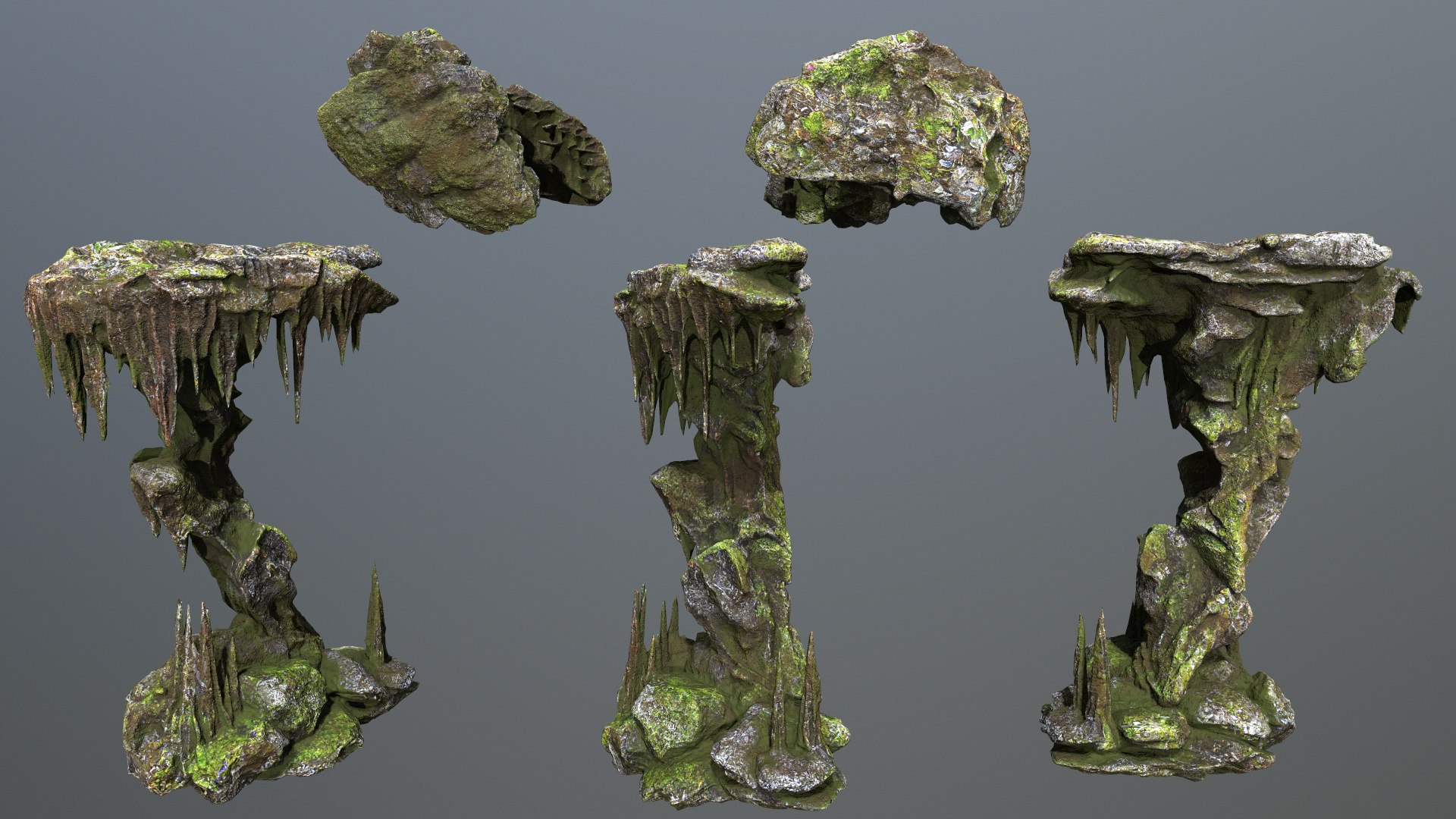3D Cave Rocks Model - TurboSquid 2377057