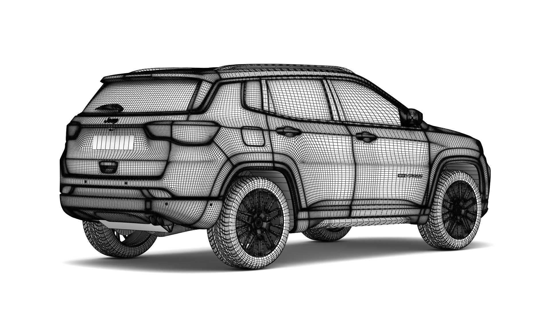 Jeep Compass 2022 model TurboSquid 1834129