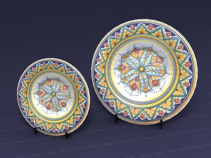 3D model decorative plate