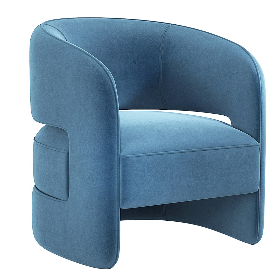 Ambra Armchair Rugiano Italia 3D Model - TurboSquid 1793110