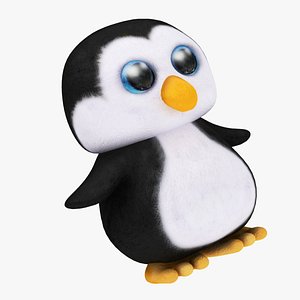 plush penguin 3D