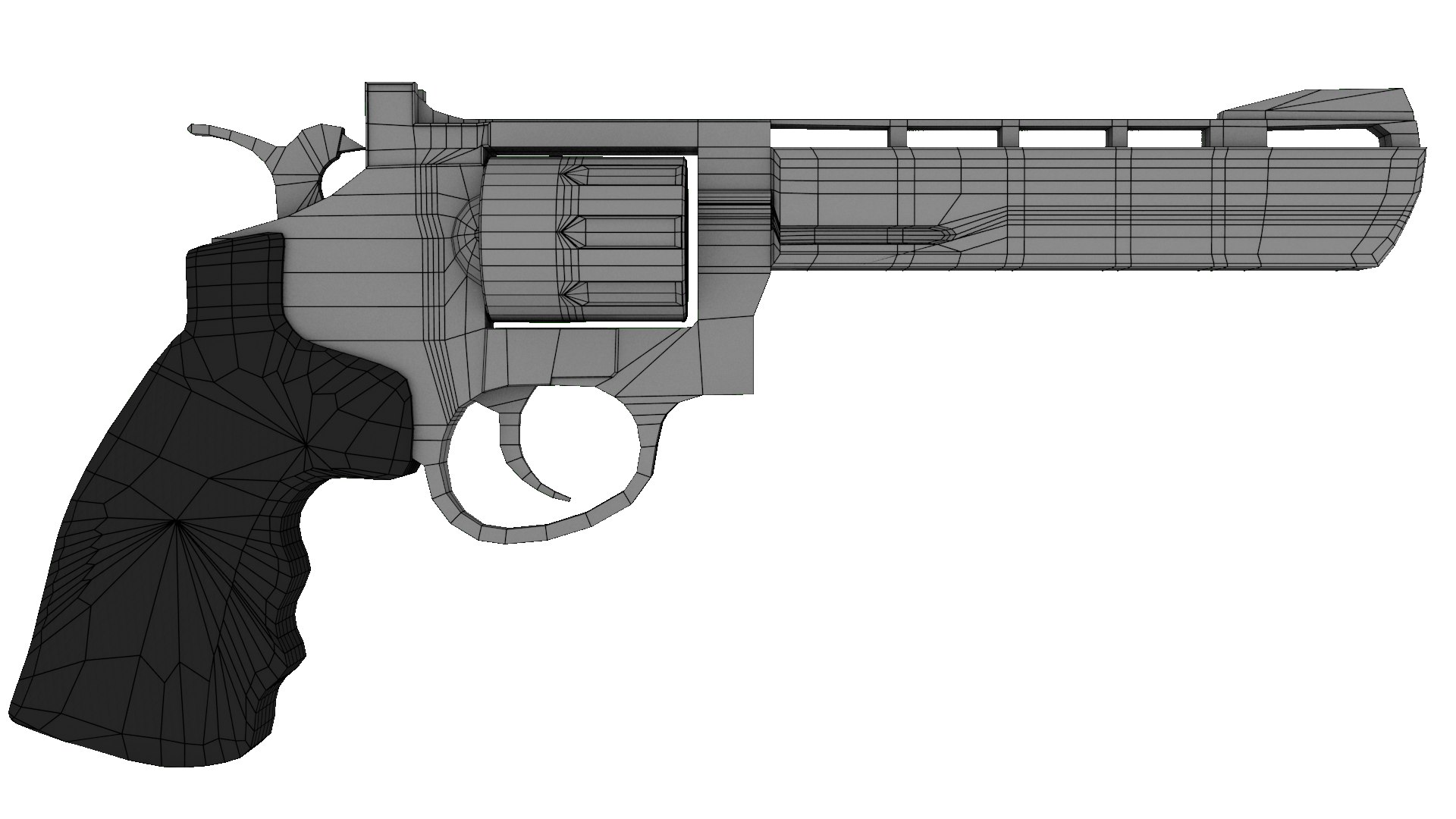 Revolver Gun Moving Parts 3D Models To Print – RERLCT