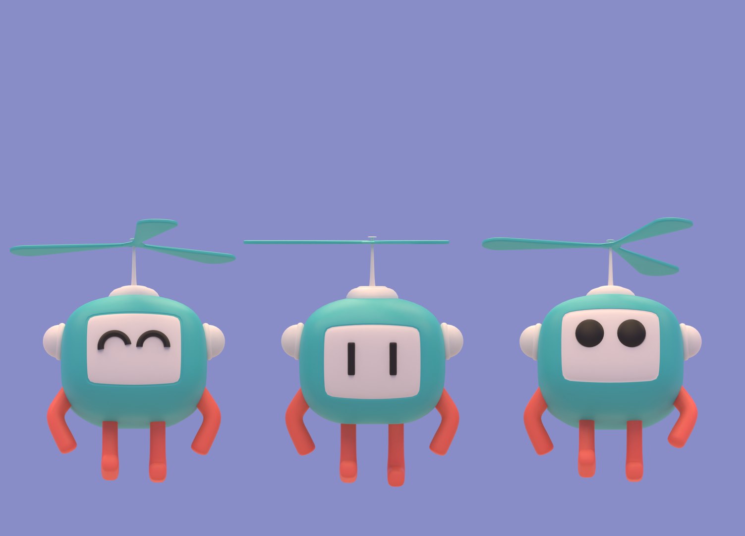 3D lovely cartoon flying robot model https://p.turbosquid.com/ts-thumb/W4/mzQRtD/oHRsCanl/9/png/1594660056/1920x1080/fit_q87/1a96194ceb5917cc6c3f3497f852f27b35326e46/9.jpg