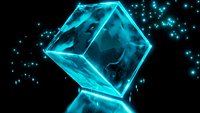 Shiny cube abstract