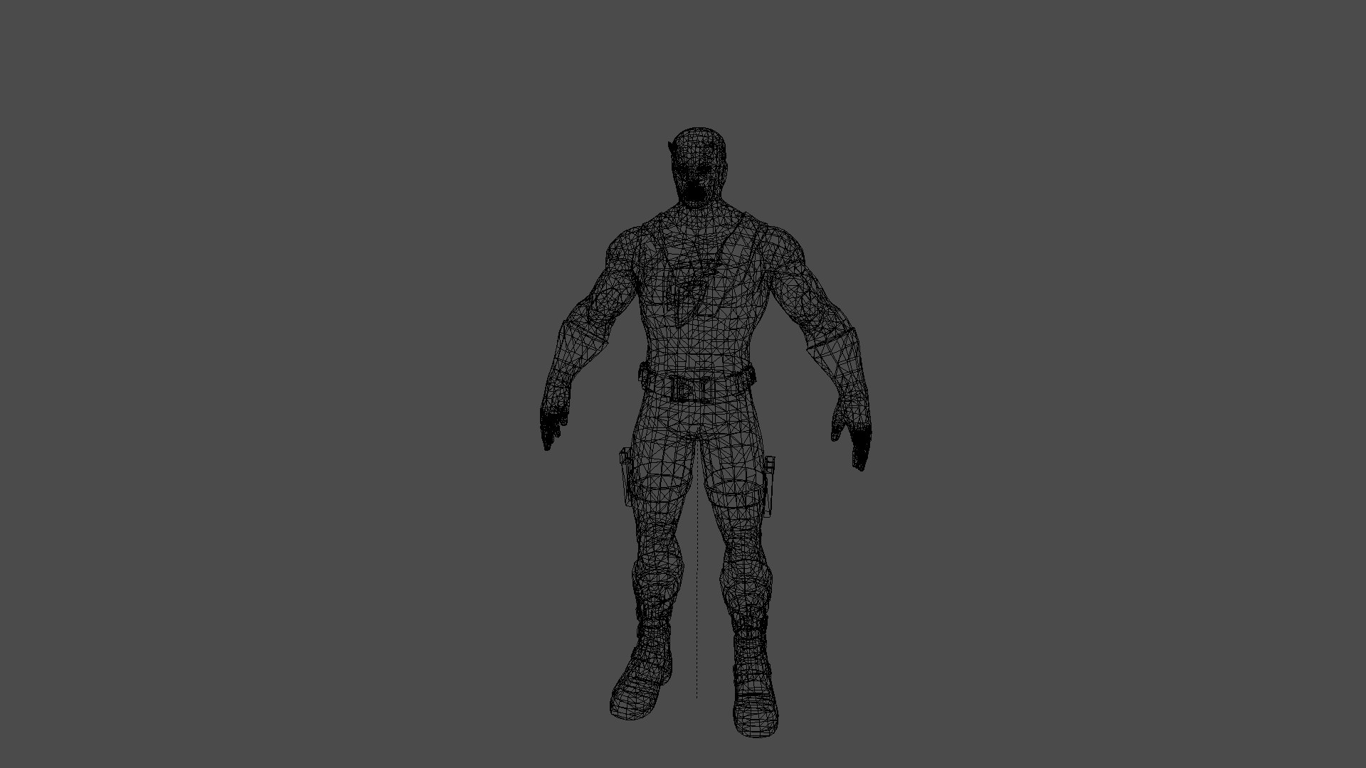 3D Daredevil Shadowland Inspired Suit Rigged 3D Model - TurboSquid 2318966