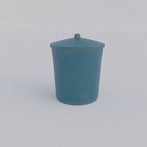 3D Plastic jar