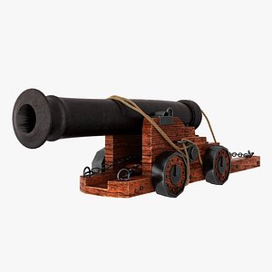 3D vessel cannon model