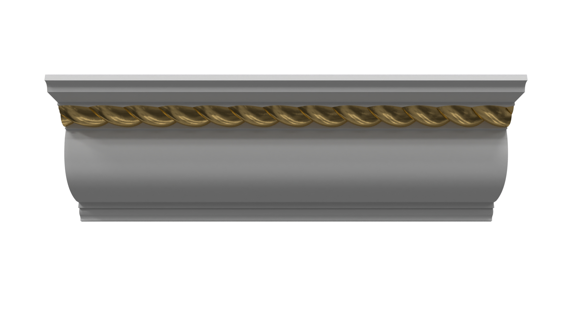 3D Patterned Cornice Gypsum Plaster DK90 - TurboSquid 2008388