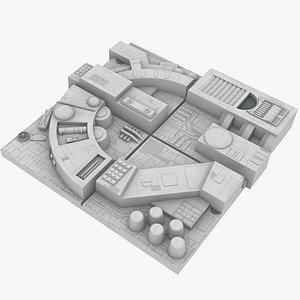Death Star Tile 1 3D model