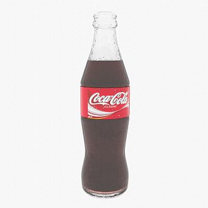 3D model Coca Cola bottle