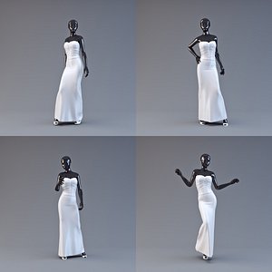 showroom mannequin 06 3d model