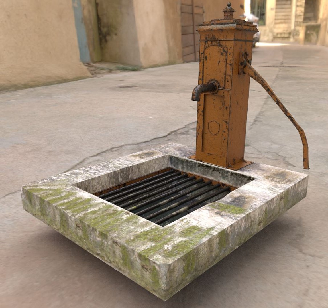 3D Model Victorian Hand Water Pump - TurboSquid 1512281