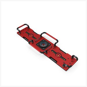 3D Scifi Interior Element Panel Red V15 PBR