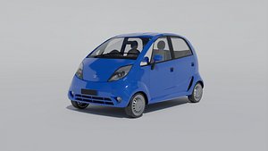 3D Car model Tata Nano 2008 model