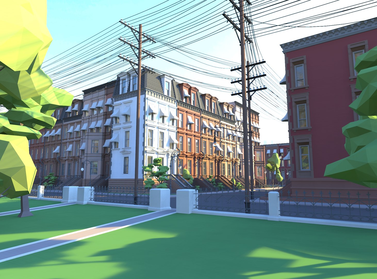 District Blocks Model - TurboSquid 1511845
