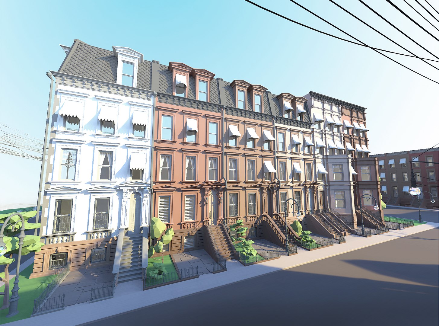 District Blocks Model - TurboSquid 1511845
