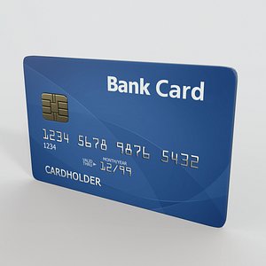 3D model bank card