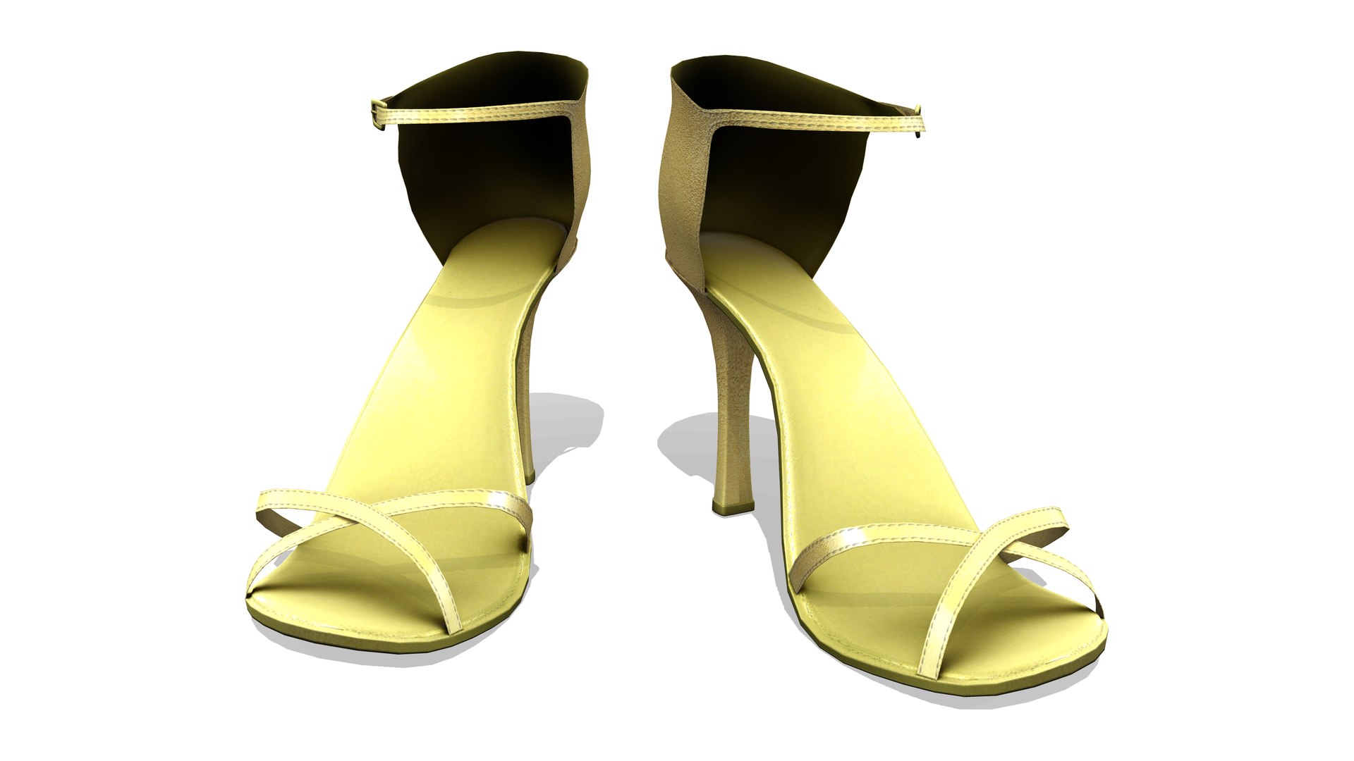 pointed court shoes with ankle strap
