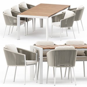 3D armchair alexa extendable table